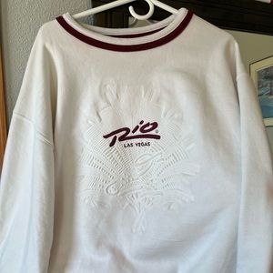 Vintage Rio Las Vegas hotel and casino crewneck